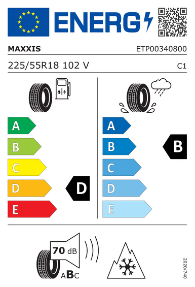Pneus Maxxis PREMITRA SNOW WP6 SUV XL 225/55 R18 102V