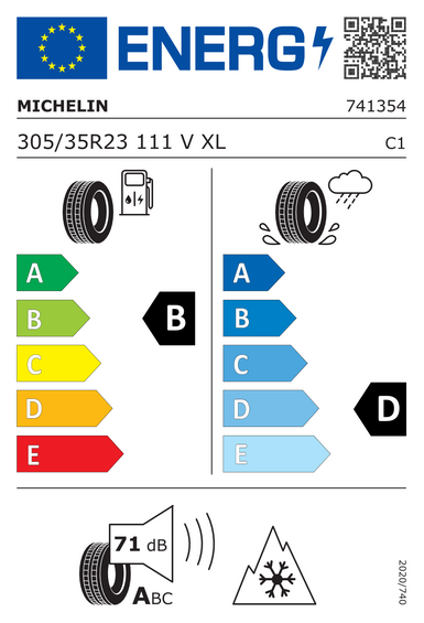 Pneus Michelin PILOT ALPIN 5 SUV XL FR 305/35 R23 111V