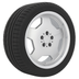 4x ROUES 18 Hiver MERCEDES C AMG BR205 Pirelli 225/45 R18