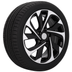 4x ROUES 17 Hiver TOYOTA ALPHARD II AH20 Continental 215/60 R17